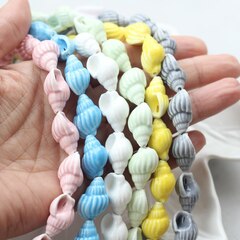 УЦЕНКА!!! Подвеска фарфоровая Ракушка розовая 21*14 мм, У051