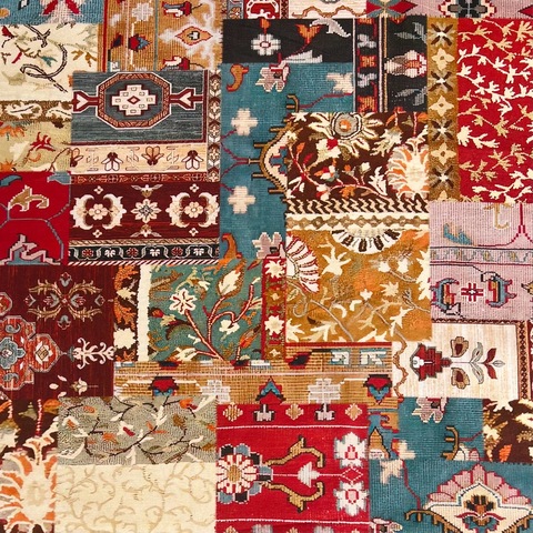 ЭТНИЧЕСКИЙ ПЭЧВОРК , отрез 80 см ,- 100% ХЛОПОК