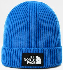 Шапка детская North Face Youth Logo Box Cuff Beanie Blue