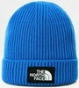 Картинка шапка The North Face Youth Logo Box Cuff Beanie Blue - 1