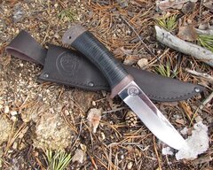 Нож туристический НС-16 сталь 40Х10С2М наборная кожа (Златоуст)