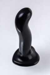 Черный стимулятор для пар P&G-Spot Dildo Size M - 18 см. - 