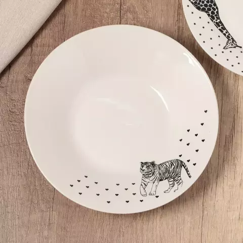 Глубокая тарелка «Тигр», 20.5 см