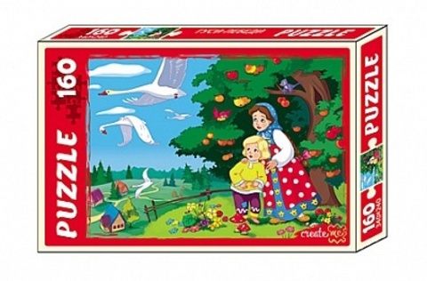 Рыжий Кот/ПАЗЛЫ/картон детские/160/Гуси-Лебеди/П160-1082