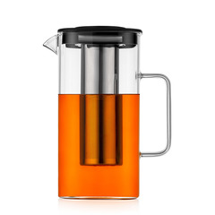 Чайник заварочный с фильтром колбой для чая, 1500 мл