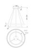 Подвесной светильник Technical Rim MOD058PL-L74B4K