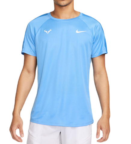 Теннисная футболка Nike Rafa Challenger Dri-Fit Tennis Top - university blue/white