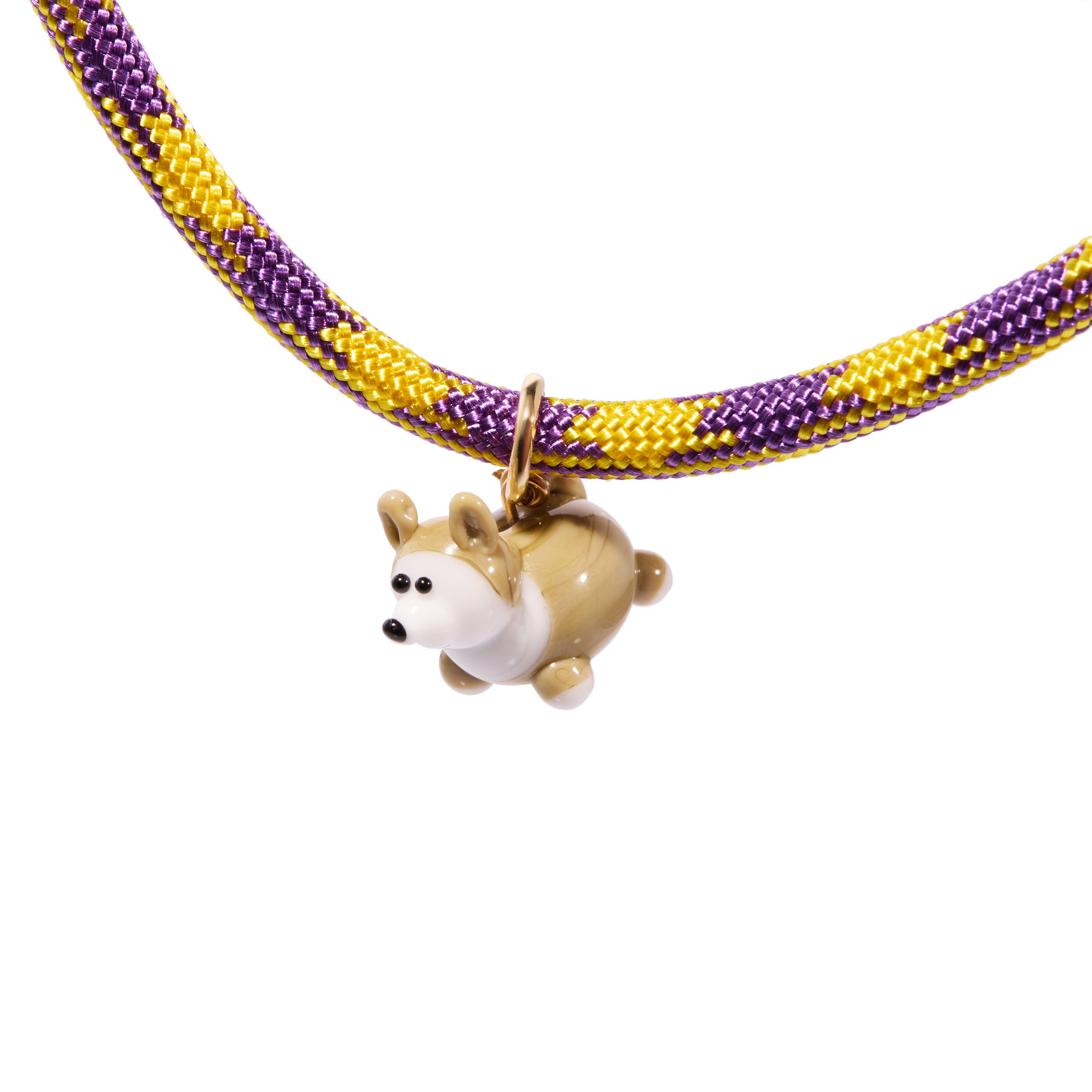 HOLLY JUNE Колье Knitted Cutie Necklace - Husky