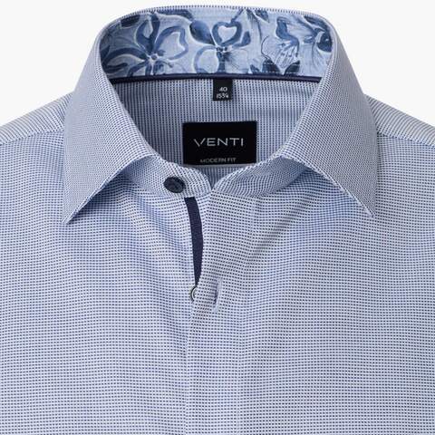Сорочка мужская Venti Modern Fit 144324500-100 с цветной отделкой