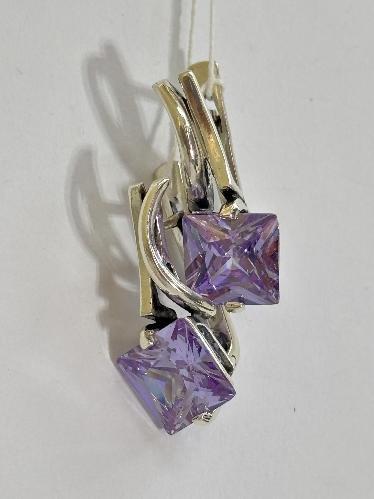 Стиль (серьги из серебра)
