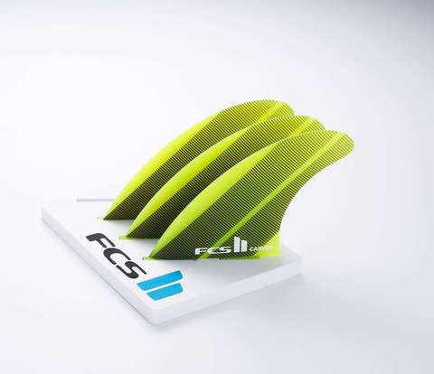 FCS II Carver Neo Glass Tri Fins Acid Gradient