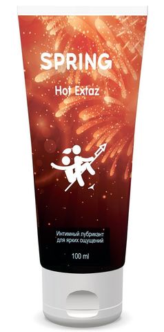 Согревающий интимный лубрикант Spring Hot Extaz - 100 мл. - SPRING SPRING HOT EXTAZ 100ml