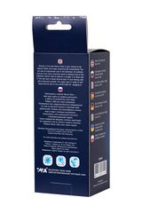 Голубая, светящаяся в темноте анальная втулка Namor Glow - 12,5 см. - 