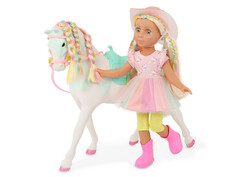 Glitter Girls Набор игровой с куклой Джиа 35 см. и лошадью (GG51162)