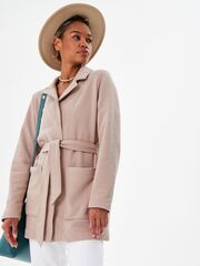 Удлиненный жакет-пиджак с поясом в стиле old money