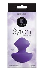 Фиолетовый универсальный вибромассажер Luxe Syren Massager - 