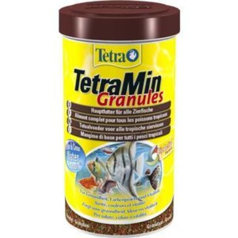 TETRAMin Granules (гранулы) основной корм для всех видов аквариумных рыб 250мл