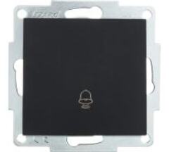 VESNA 742 4288 103 Кнопка звонка черный матовый (механизм)