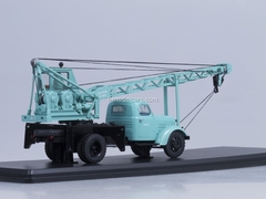 ZIL-164 Truck Crane AK-75 for exhibition VDNH turquoise Start Scale Models (SSM) 1:43