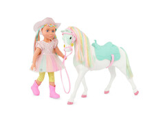 Glitter Girls Набор игровой с куклой Джиа 35 см. и лошадью (GG51162)
