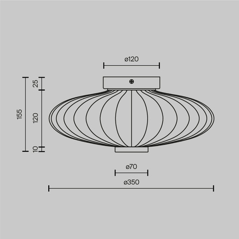 Настенный светодиодный светильник Maytoni Amulet MOD555WL-L4G3K
