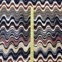 Ткань трикотаж Missoni  коричневый цвет  3147