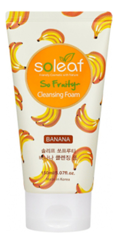 Очищающая пенка для лица с экстрактом банана So Fruity Banana Cleansing Foam