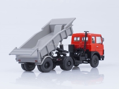 MAZ-5432 tractor cab early red and trailer MAZ-5232V gray 1:43 AutoHistory