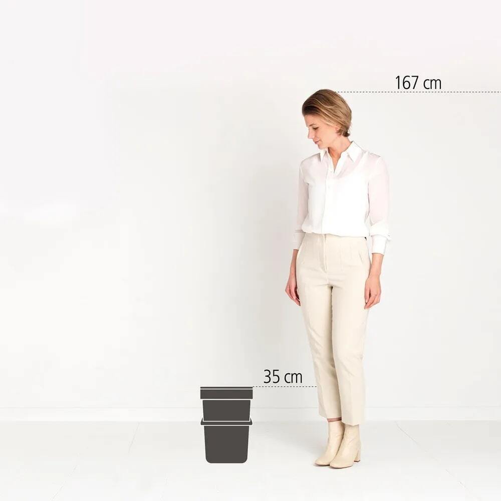 Встраиваемое мусорное ведро Sort & Go (12 л), Мятно-голубой, арт. 211829 - фото 4