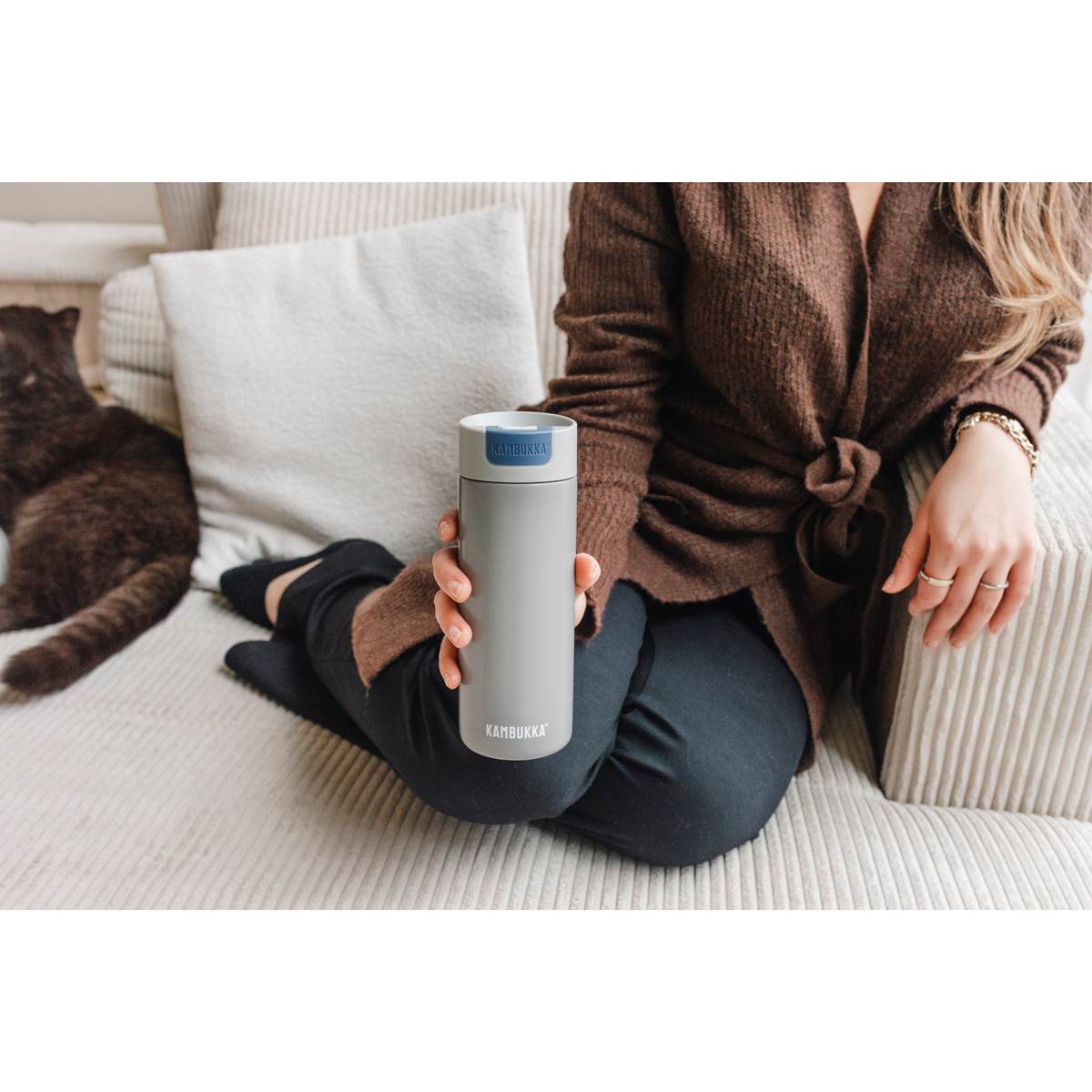 Термокружка Kambukka Olympus (500 мл), Серый, арт. 11-02017 - фото 6