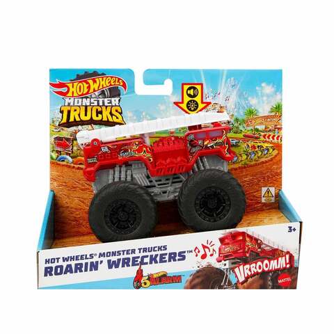 Hot Wheels Monster Trucks Roaring Cars HDX60