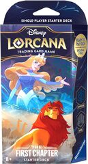 Готовая колода Lorcana TCG выпуска The First Chapter: Sapphire and Steel на английском языке