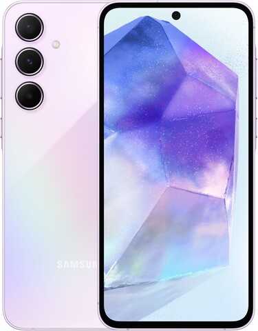 Смартфон Samsung Galaxy A55 5G 8/128 ГБ, Dual nano SIM, лаванда  EAC (CAU)