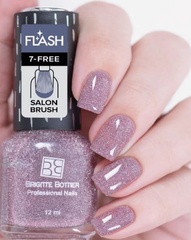 Brigitte Bottier Лак FLASH (Вспышка) светоотражающий эффект тон 02 розовато-серый 12мл