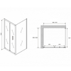 Abber Sonnenstrand AG07100B-S100B Душевой уголок, 100x100x195
