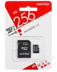 Карта памяти Smartbuy microSDXC 256 ГБ