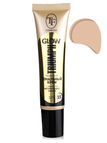 TF Крем тональный GLOW TRIUMPH FOUNDATION 205 теплый беж CTW22