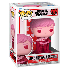 Фигурка Funko POP! Star Wars: Valentines Luke Skywalker with Grogu (494)