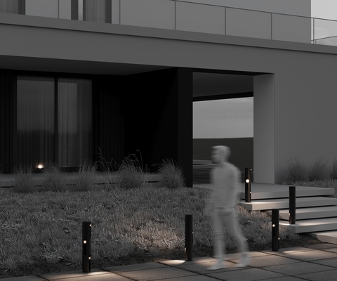 Ландшафтный светодиодный светильник Maytoni Cave O468FL-L9B3K