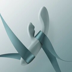 Вибратор-кролик Chika серый от SVAKOM