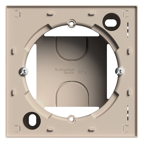 Коробка для наружного монтажа. Цвет Песочный. Schneider Electric AtlasDesign. ATN001200