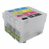 Перезаправляемые картриджи ПЗК Epson WF-3620DWF, WF-7110DTW (T2701-T2704, T2711-T2714), комплект 4 штуки с чипами
