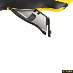 STAYER Hercules-A24, универсальный металлический нож с трапециевидным лезвием, Professional (0947)