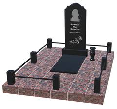 Готовое ритуальное сооружение 1,8м*2,4м (под ключ)