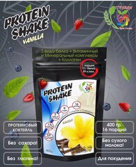 Протеиновый коктейль со вкусом ВАНИЛИ / 400 г / (16 порций,мерная ложка в подарок) / IT'S YOURS