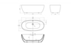Abber AB9265-1.7 Акриловая ванна Abber AB9265-1.7 белая
