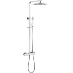 Abber AF8260L Душевая стойка Abber Daheim AF8260L с термостатом без излива, хром фото