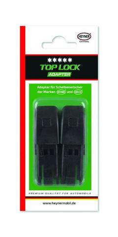 АДАПТЕР ДЛЯ ЩЁТОК TOP LOCK HEYNER (к-т 2шт) ЗЕЛЁН, ЧЁРН PUSH BUTTON 19 мм