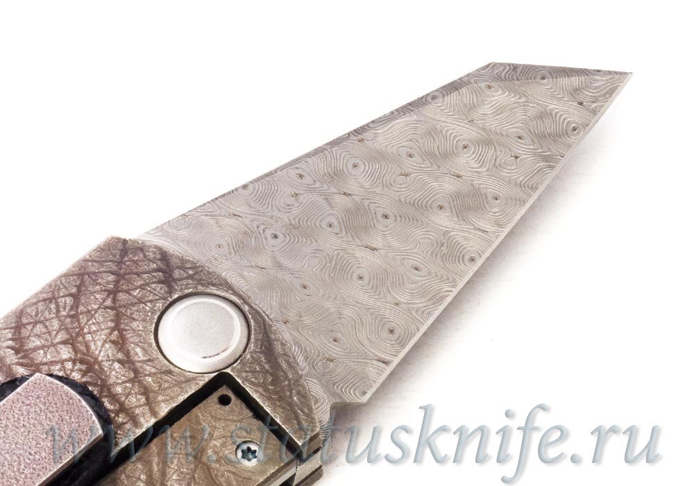 Нож TFK Little Bastard Damascus Kolesnikov carving