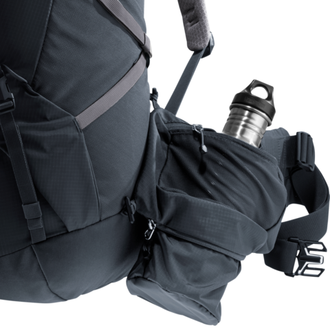 Картинка рюкзак туристический Deuter Aircontact Pro 85+10 Black - 13
